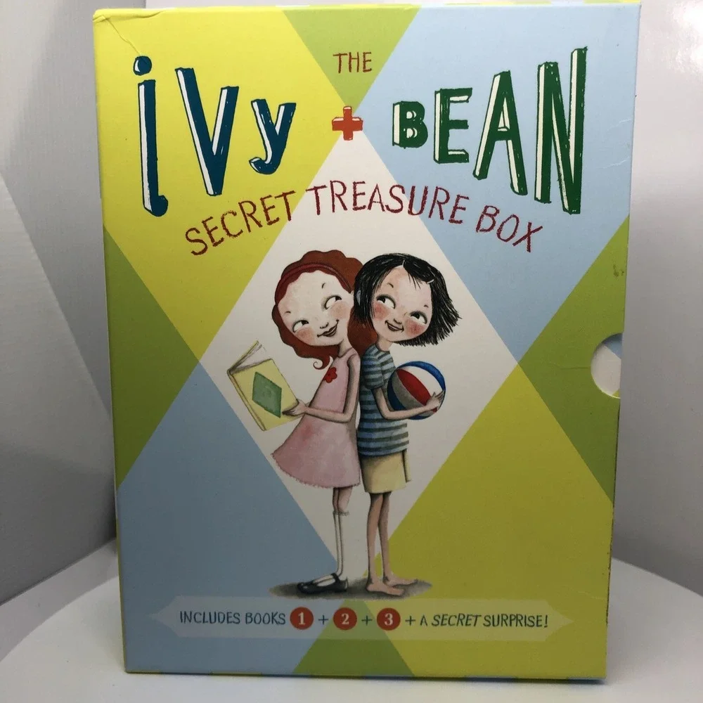 Ivy & Bean 1-3 Book Set + Secret Box & Journal Annie Barrows Like‎ New Books